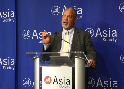 Dr. Anthony Jackson, Vice President of Education at Asia Society, speaks at the launch of the Center for Global Education at Asia Society in New York on September 22, 2016. (Ellen Wallop/Asia Society)