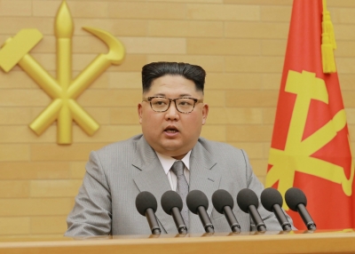 Kim Jong Un delivers a New Year's Speech.
