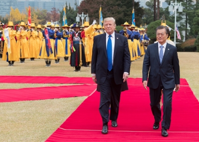U.S. President Donald J. Trump and President Moon Jae-in of the Republic of Korea 