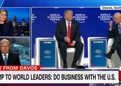 Kevin Rudd on CNN International - Trump Davos