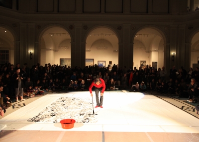 Wang Dongling calligraphy performance