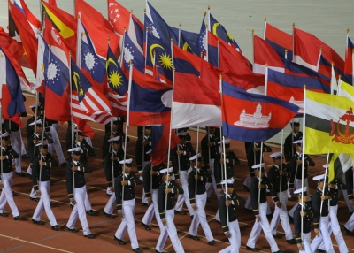 ASEAN flags at Southeast Asian Games 2007