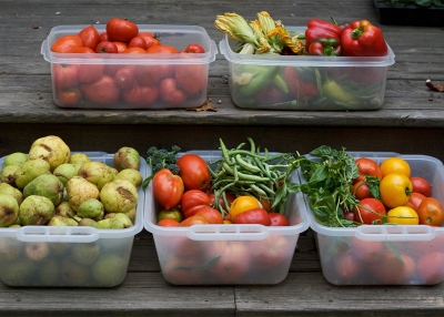 Buckets of fresh produce (Suzy Morris/Flickr)