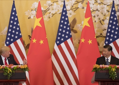 U.S. President Donald Trump met Chinese President Xi Jinping in Beijing in November  2017. 