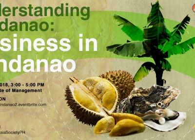 Business in Mindanao | 17 October 2018 | 3 PM | Asian Institute of Management