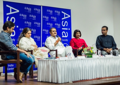 Jayant Chaudhary, Shaina NC, Praful Patel, Priya Sahgal, Milind Deora