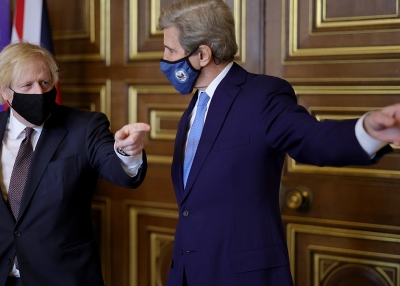 Biden and Climate - John Kerry and Boris Johnson - Number 10