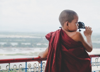 Young Monk in Myanmar