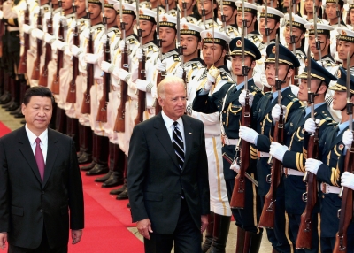 U.S. Vice President Joe Biden Meets Chinese Vice President Xi Jinping