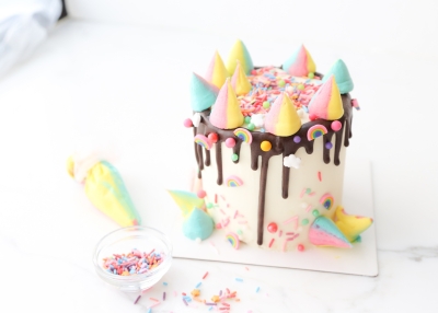 Rainbow Drip Cake – DIY Family Fun!