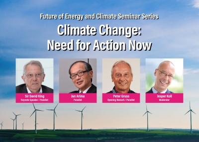 Future of Energy and Climate Seminar Series: Climate Change: The Need for Action Now