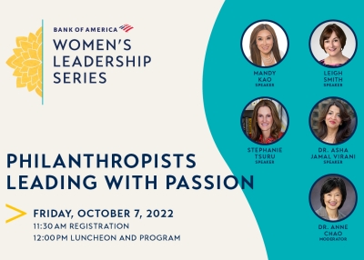 Women's Leadership Series: Philanthropists Leading With Passion