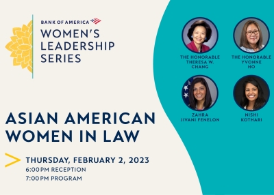 Women’s Leadership Series:  Asian American Women in Law