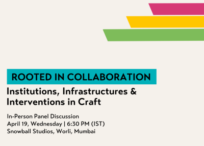 Rooted in Collaboration: Institutions, Infrastructures and Interventions in Craft