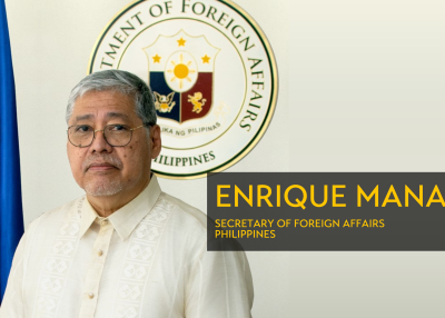 The Hon. Enrique Manalo, Secretary of Foreign Affairs of the Philippines