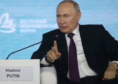 Putin Visits Vladivostok And Attends Eastern Economic Forum At Russky Island