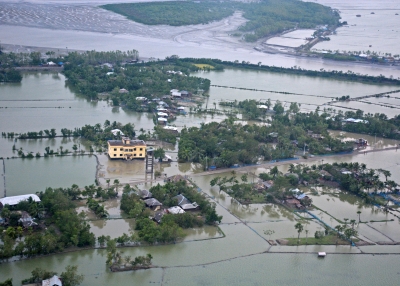 Natural disaster and flood affected area in Sylhet, Bangladesh (Shutterstock)