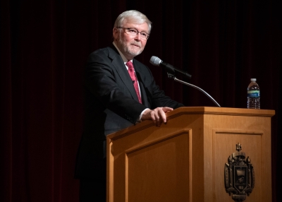 Kevin Rudd speak at U.S. Naval Academy Foreign Affairs Conference