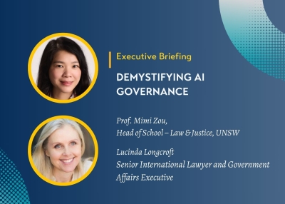 Executive Briefing with Mimi Zou and Lucinda Longcroft