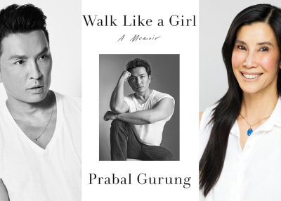 Prabal Gurung, Walk Like a Girl book cover, and Lisa Ling