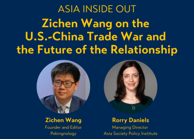 Zichen Wang on the U.S.-China Trade War and the Future of the Relationship