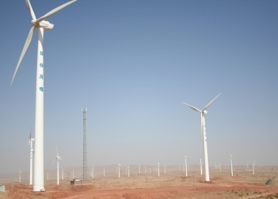 Ningxia Wind Farm in Northern China (Land Rover Our Planet / Flickr)