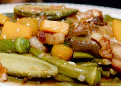 Above: Pinakbet, a Filipino vegetable stew. (Alex van Hagen)