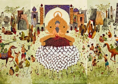 'Shiva Ahmadi: Lotus' is on display at Asia Society Museum in New York City through August 3, 2014. 
