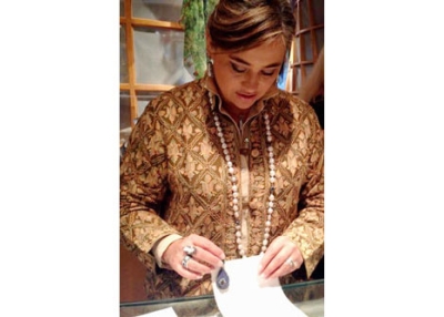 jewelry designer, Alexandra Tukelturk