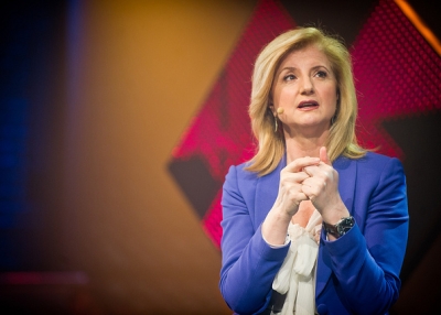 Arianna Huffington speaks at the 2014 Commerce &amp; Creativity Conference in Montreal. (Charles William Pelletier/Flickr).