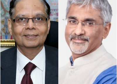 Pictured Above: Arvind Panagariya and Rajiv Lall