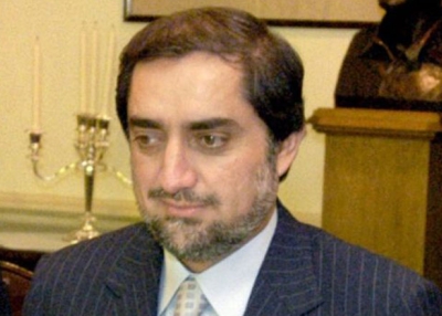 Former Afghan Foreign Minister Dr. Abdullah Abdullah. 