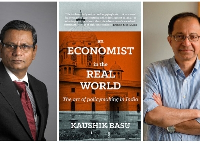 [L-R] Tamal Bandyopadhyay, An Economist in the Real World and Kaushik Basu