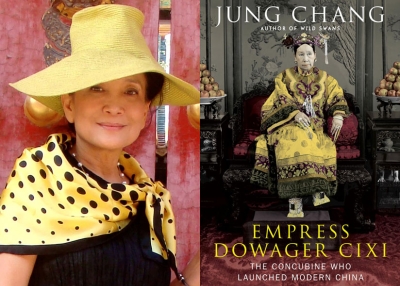 Empress Dowager Cixi: The Concubine Who Launched Modern China (Random House, 2013) by Jung Chang (L). (Jon Halliday)