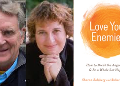 Robert Thurman (L) and Sharon Salzberg, authors of "Love Your Enemies: How to Break the Anger Habit &amp; Be a Whole Lot Happier" (Hay House, 2013). 