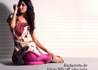 Exclusively.In Top South Asian Designer fashions up to 50% off in AsiaStore