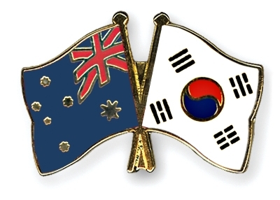 Crossed flag pins, Australia-South-Korea. (www.crossed-flag-pins.com)