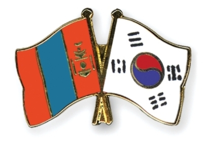 Crossed Flag Pins Mongolia-South-Korea (www.crossed-flag-pins.com)