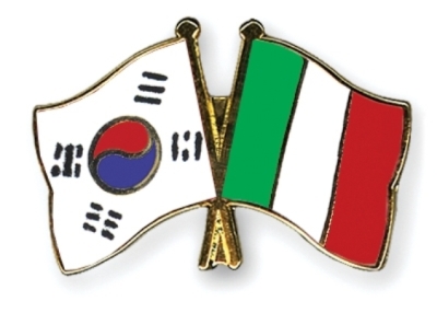 Crossed Flag Pins South-Korea-Italy (www.crossed-flag-pins.com)
