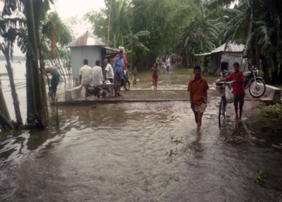 Flooding in Kurigram district, Bangladesh, photographed on June 30, 2012. (PlanAsia/Flickr)