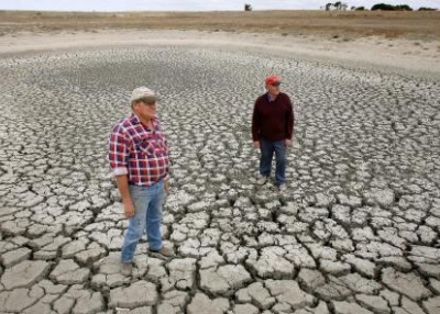 Severe drought has crippled agriculture in Australia. (William West/AFP/Getty Images)