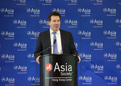 HSBC Group Chief Economist Stephen King at Asia Society Hong Kong Center on July 24, 2013. (Stephen Tong/Asia Society Hong Kong Center) 