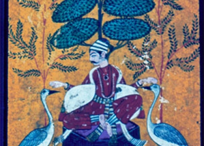 Lolita Ragaputra, First quarter of 18th century. Opaque watercolour and gold on paper  Ross-Coomaraswamy Collection, Museum of Fine Art, Boston.  Photo courtesy of Pratapaditya Pal.