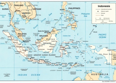 Indonesia Map (lib.utexas.edu/Flickr)