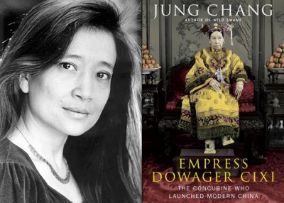 L: Jung Chang, author of "Empress Dowager Cixi" 