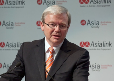 The Hon. Kevin Rudd MP. (Asia Society AustralAsia Centre)