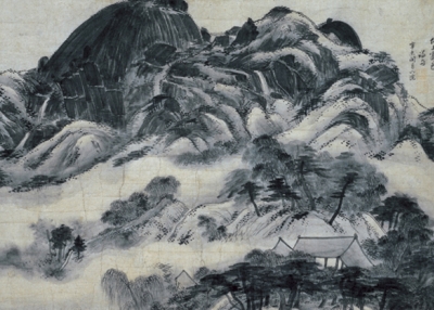 An example of an 18th century landscape. Collection of Ho-Am Art Museum, ROK.