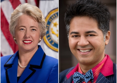 L to R: Mayor Annise D. Parker and Parmesh Shahani