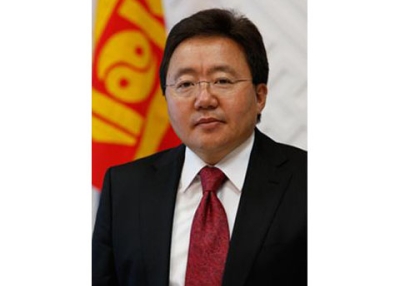 His Excellency Tsakhia Elbegdorj, President of Mongolia.