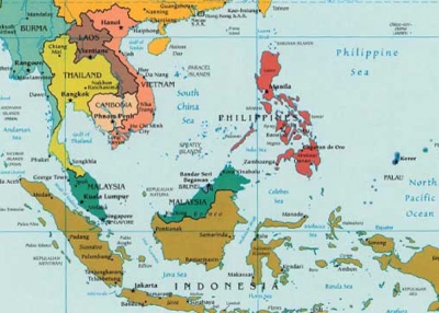 Map Southeast Asia